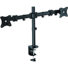 Rocelco Deluxe Adjustable Height Desk Riser Wellness Bundle with Mat and Dual Monitor Mount-Grommet Hole: For hassle free cable management, or to install a monitor mount for 1 or 2 monitors, such as the Rocelco DM1 or DM2