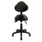 Nicer Furniture Adjustable PU Saddle Chair-Ergonomic shape promotes natural spinal alignment.  