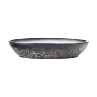 Maxwell & Williams Granite Oval Bowl - 8" - Black - 4 Pack-Dinnerware