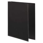 Wilson Jones Professional CleanView Poly Presentation 3-Ring Binder - Letter Size - 175 Sheet Capacity - 1" - Black-Black , round ring 1" binder with 175 Sheet, 75 protectors capacity