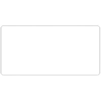 SPC Perforated Thermal Transfer Label - 4" x 2" - 3" Core - White - 2000 Pack-Label Description White Thermal