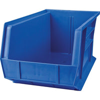 Kleton Stack & Hang Bin, 8-1/4" W x 7" H x 14-3/4" D, Blue - 12 Pack-Capacity: 60 lbs.