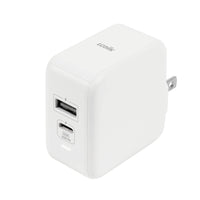 LOGiiX Power Plus 65W Duo Wall Charger - White-Versatile, dual-port 65W fast charging wall adapter