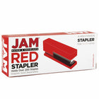 JAM Paper Modern Desk Stapler, Red-Dimensions: 6 x 2.25