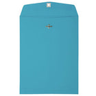 JAM Paper Coloured Envelopes with Clasp - 9" x 12" - Blue - 50 Pack-Colour: Blue Catalog Envelope with Clasp