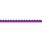 Teacher Created Resources Scalloped Purple Border Trim, 72 Pack-Classroom Decoration