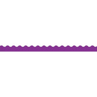 Teacher Created Resources Scalloped Purple Border Trim, 72 Pack-Classroom Decoration