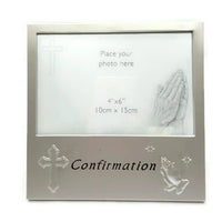 Elegance 6" x 4" Confirmation Photo Frame-What a great gift for the special person in your life that is celebrating their Baptism, Confirmation or First Communion.