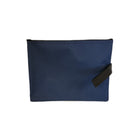 NSSCAN Water-Resistant Nylon Zip Deposit Bag - Blue - 12" x 9"-Durable, water resistant poly-coated Canvas