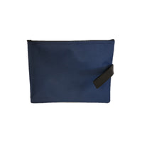 NSSCAN Water-Resistant Nylon Zip Deposit Bag - Blue - 12" x 9"-Durable, water resistant poly-coated Canvas