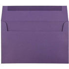 JAM Paper Enveloppes A9 nuances foncées, violet foncé, 250/paquet-Intérieur vierge où écrire un mot personnalisé