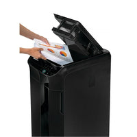 Fellowes AutoMax 350C 350-Sheet Cross Cut Auto Feed Shredder-The AutoMax 350C cross-cut shredder is ideal for shared office use