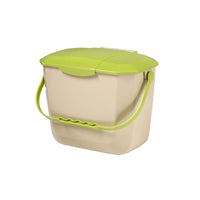 Globe Kitchen Food Waste/Organics Countertop Bin - 2 Gallon-Snap fit undercut for secure closure