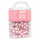 JAM Paper Colorful Push Pins - Round Head Map Thumb Tacks - Baby Pink Pastel - 100 Pack-Size: Standard (approx 1 inch)