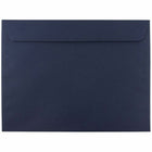 JAM Paper Booklet Envelopes - 9.5" x 12.625" - Navy Blue - 25 Pack -Colour: Navy Blue