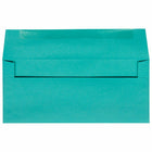 JAM Paper #10 Business Coloured Envelopes - 4.125" x 9.5" - Sea Blue Recycled - 100 Pack-Quantity: 100 Envelopes per Pack
