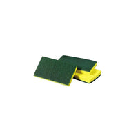 3M Medium Duty Cello Sponge, Yellow/Green, 20 Pack-Yellow/green