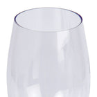 PURE Drinkware Shatterproof Plastic Stemless Wine Glass, 2.75 x 4 inches, 18 Pieces-Feature: BPA free and dishwasher safe