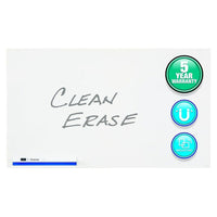 Quartet Continuum Magnetic Dry-Erase Board, 39” x 22”, White-Mount multiple, frameless, Continuum™ whiteboards next to each other to create a dry-erase wall.