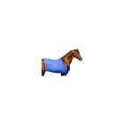 TechNiche Hyperkewl Evaporative Cooling Horse Blanket Blue, Small/Medium  (8510 RB SM)-The blanket is well designed with two chest straps and two under belly straps to secure the blanket to the horse.