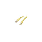 StarTech C6PATCH5YL 5' Cat 6 Molded Patch Cable, Yellow-Dual RJ-45 Male connectors ensure seamless connectivity