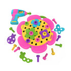 Educational Insights Design & Drill Flower Power Studio - Multicolor-Experience the thrill of the drill: Kids power up their imaginations and build coordination skills as they use the kid-friendly drill, plates, and bolts to match the included designs or create their own pictures, patterns, and shapes