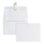 Quality Park Peel and Seal #5 Greeting Card/Invitation Envelopes - 4-3/8"W x 5-3/4"L - White - 100 Pack-Each A2 sized envelope is designed to hold a 8-1/2" x 11" sheet of paper folded in quarters, making this the perfect envelope for all your social stationery needs