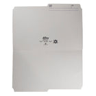 Hilroy 100% Recycled Reversible Tab File Folders - Legal Size - Ivory - 100 Pack-10.5 point stock