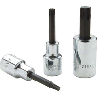 Gray Tools 1/2" Drive Standard Length, Chrome Finish, T60 Torx Head Socket-Size: T60