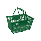 FuTECH - Paniers à provisions avec poignée en plastique - 18,5 L x 13 l x 10 H po - Vert - paquet de 4-Commerce de détail