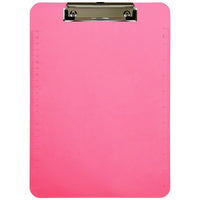 JAM Paper Plastic Clipboards, 9 x 13, Pink, 12 Pack (340926883A)-Material: Plastic