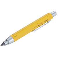 Troika - Carpenters - 5,6 mm - HB - Jaune-Idéal pour dessiner et marquer sur des surfaces rugueuses telles que le bois, la pierre et le béton