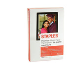 Staples Premium Glossy Photo Paper - 4" x 6" - 100 Sheets-Quality photo prints whenever you need them