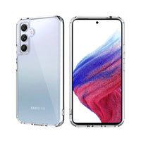 General Supply Goods + Co Wireless Charging Compatible Hybrid Case for Samsung Galaxy A54 - Clear-Compatible with Samsung Galaxy A54