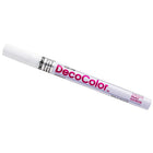 JAM Paper Marvy Uchida Fine-Point Opaque Paint Marker - White - 5 Pack (7665913g)-White shade that stands out on any dark coloured surface