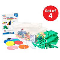 Hand2Mind Individual Student Manipulative Kits - Grades 3-5 - Multicolor - Set of 4-Set includes 4 manipulative kits are perfect for individual student practice
