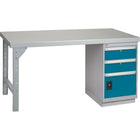 Kleton Pre-Designed Workbenches, 60" W x 24" D x 34" H, 2500 Lbs. Capacity (FG104)-Capacity: 2500 lbs.