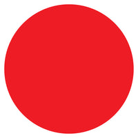 SPC Circle Labels - 2" - Red - 1000 Pack-Label Description Red