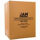 JAM Paper - Enveloppes en plastique avec fermeture auto-agrippante - Livret de lettres - 9.75" x 13" - Vert lime - Paquet de 12-Quantité : 12 par paquet