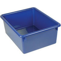 Romanoff Products Stowaway Letter Box No Lid Blue, 3 Pack (ROM16104)-Dimensions: 10 1/2"W x 5"d x 13"L