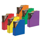 Pacon Classroom Keepers Magazine Holder, Assorted Colours-Dimensions: 12 3/8"(H) x 3 1/8"(W) x 10 1/4"(D)