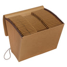 Pendaflex Expanding File, Letter Size, A - Z, Kraft with Flap-Gussets have top edge reinforced with nylon to prevent tearing