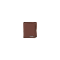 Champs Black Label Leather RFID Tri-fold Wallet, Tan-RFID blocking wallet in Gift box