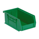 Quantum Storage Systems Ultra Stack & Hang Bin, 4-1/8" W x 3" H x 7-3/8" D, Green - 36 Pack-Capacity: 10 lbs.