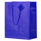 Jam Paper Gift Bags with Rope Handles - Large - 10" x 13" x 5" - Blue Matte - 3 Pack-Our giftbags are made from thick 85 lb cardstock that has a smooth matte paper finish and feature a soft rope handle with a blank gift tag