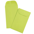 JAM Paper #3 Coin Envelopes, 2.5 x 4.25, Brite Hue Ultra Lime Green, 1000 Pack-1000 Envelopes per Pack