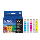 Epson 99 (T099920) Colour Ink Cartridges, Combo Pack-This package includes yellow, cyan, magenta, light magenta, and light cyan cartridges