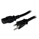 StarTech 8 Ft Heavy Duty 14 Awg Computer Power Cord, Nema5-15P to C15-Maximum power handling capability, for larger devices
