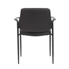 Nicer Furniture Fabric Stackable Guest Chair with Arms-Max. weight capacity 250lbs