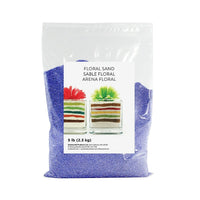 Sandtastik Floral Coloured Sand, 5 lb (2.3 kg) Bag, Blue Danube-Coarse grain with natural sparkle throughout
